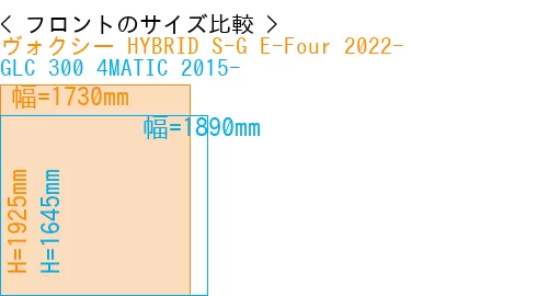 #ヴォクシー HYBRID S-G E-Four 2022- + GLC 300 4MATIC 2015-